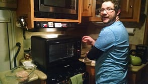 We got a new oven for Christmas!